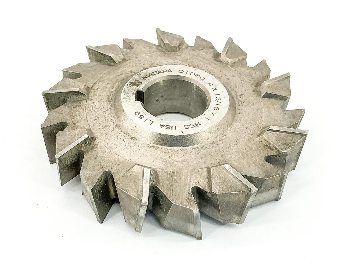 New Niagara Cutter 4X13/16X1 Staggered Tooth Side Mill Cutter 18T 01060 - No Box