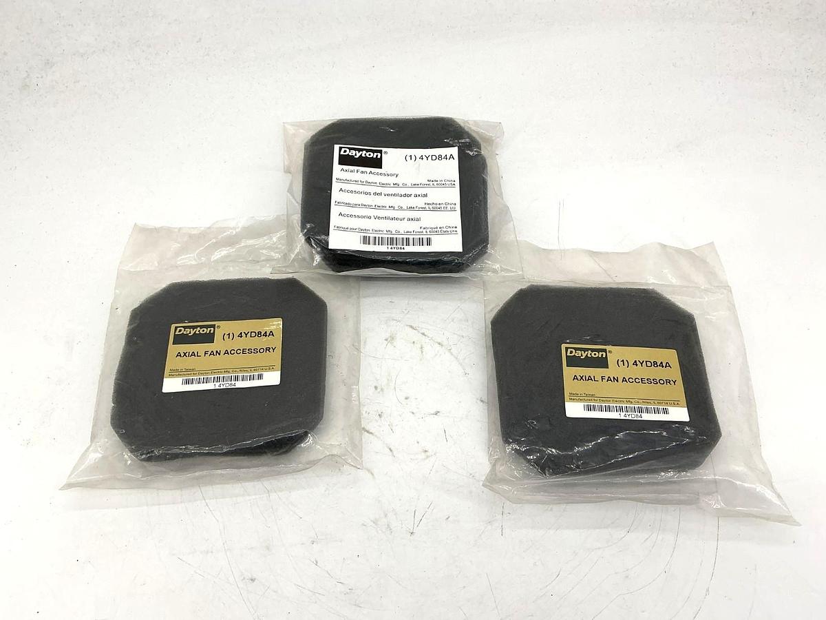 Lot of 3 New Dayton 4YD84A Axial Fan Accessory