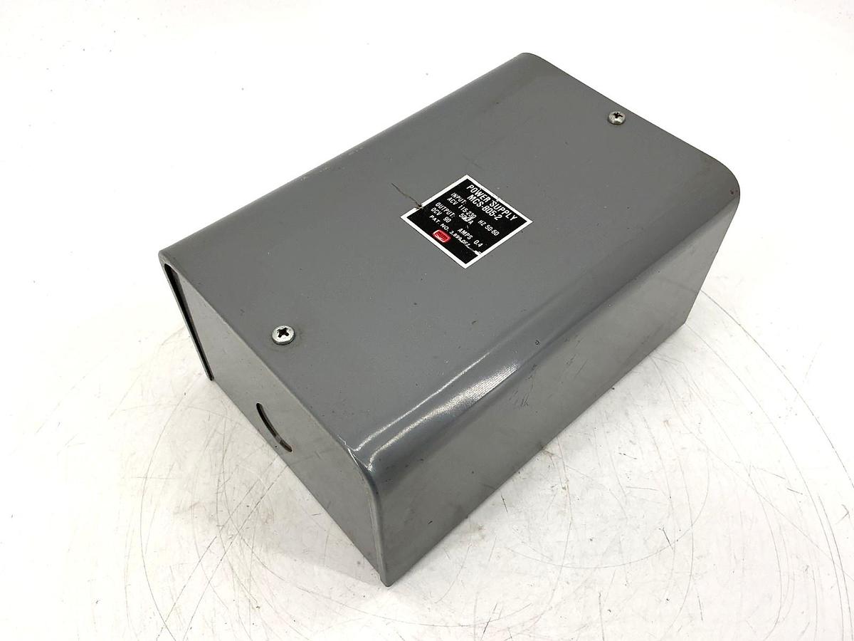 Used Warner Electric MCS-805-2 Power Supply 0.4A 115-230VAC 50VA 50/60HZ