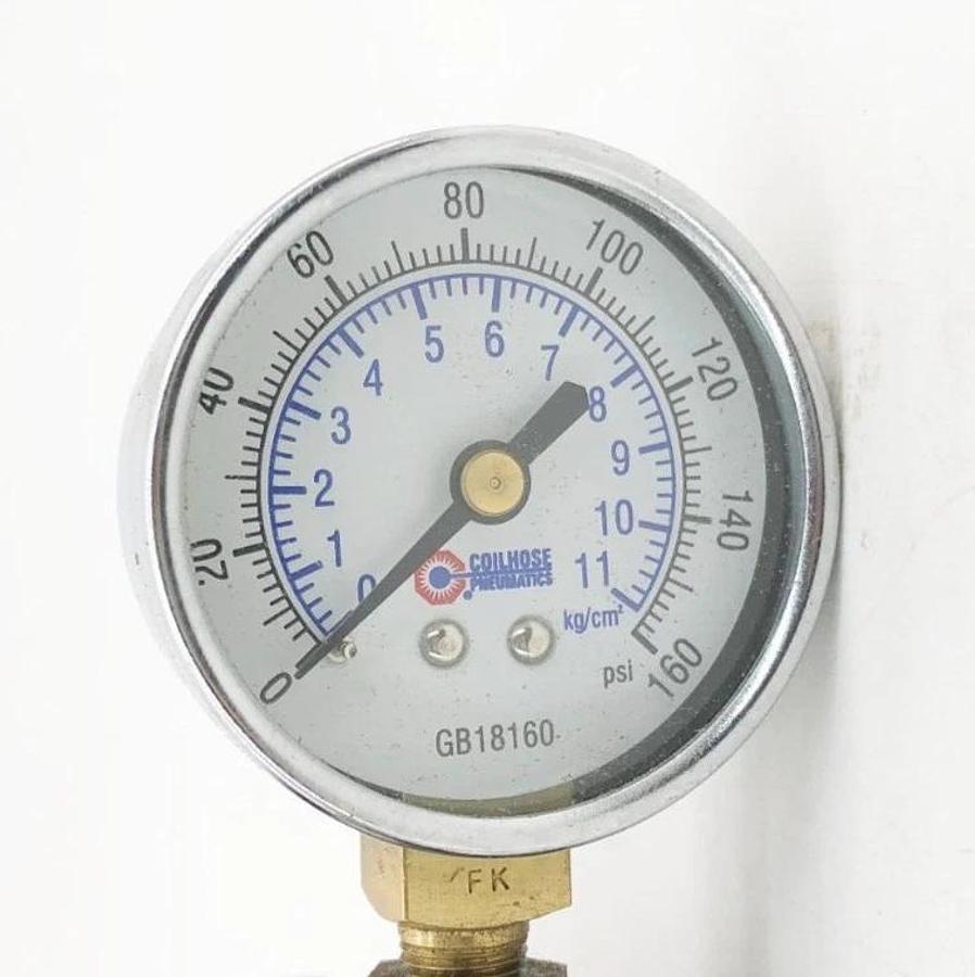 Used Parker 06R213AC Regulator Valve With Gauge 250 PSI 175F