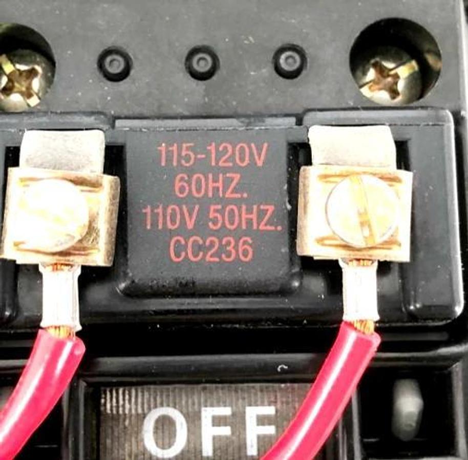 New Allen Bradley 520E-COD Ser. C Multi-Speed Starter Size 2 120V Coil 3PH