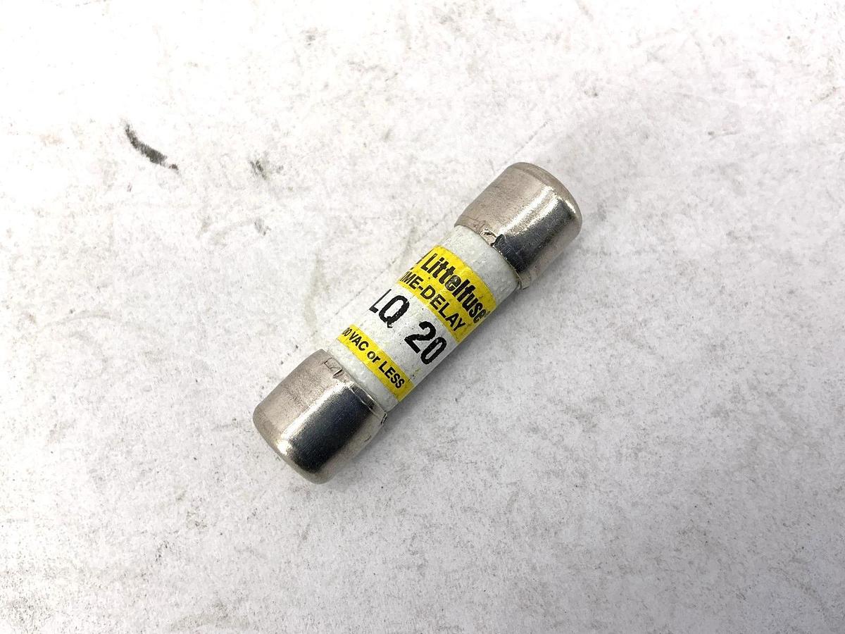 Lot of 4 New Littelfuse FLQ-20 Time-Delay Fuse 20A 500V