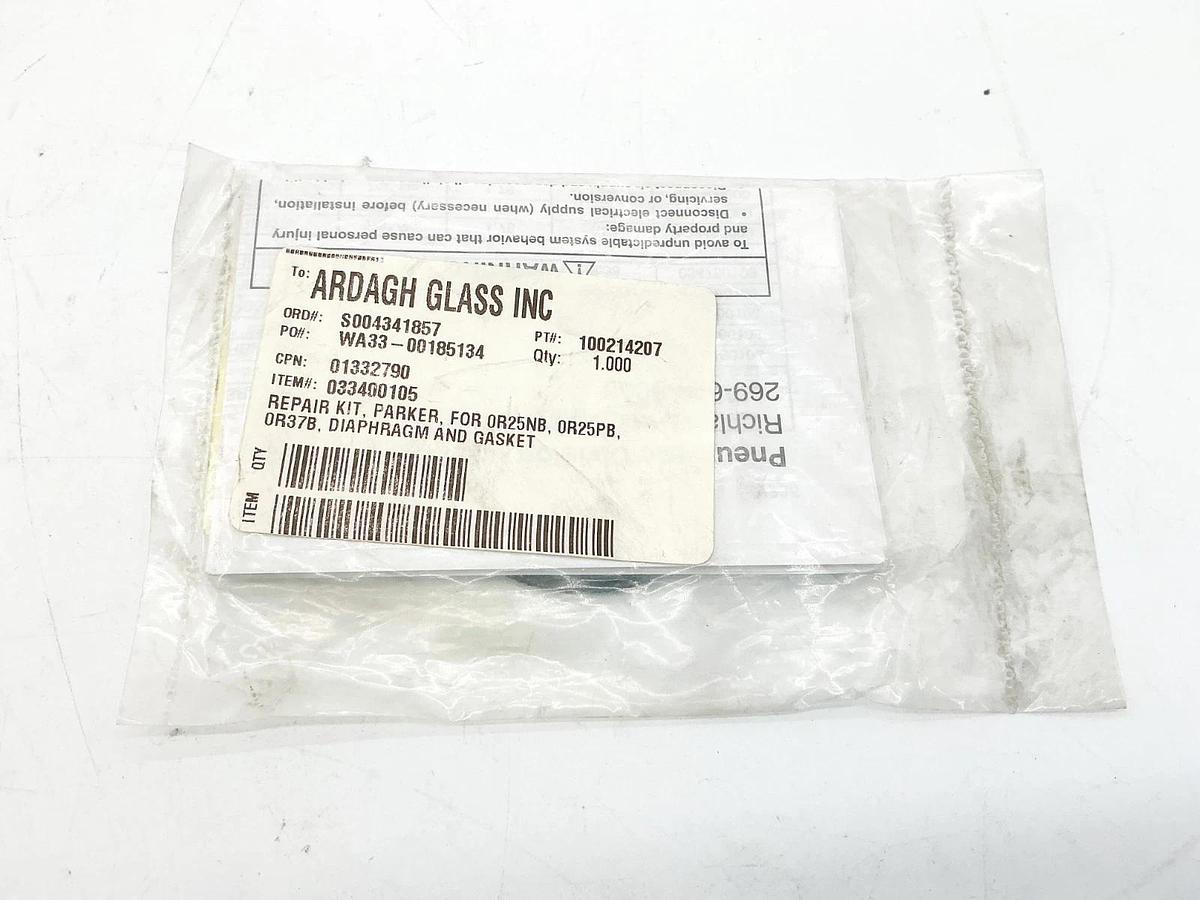 New Parker 033400105 Diaphragm and Gasket Repair Kit