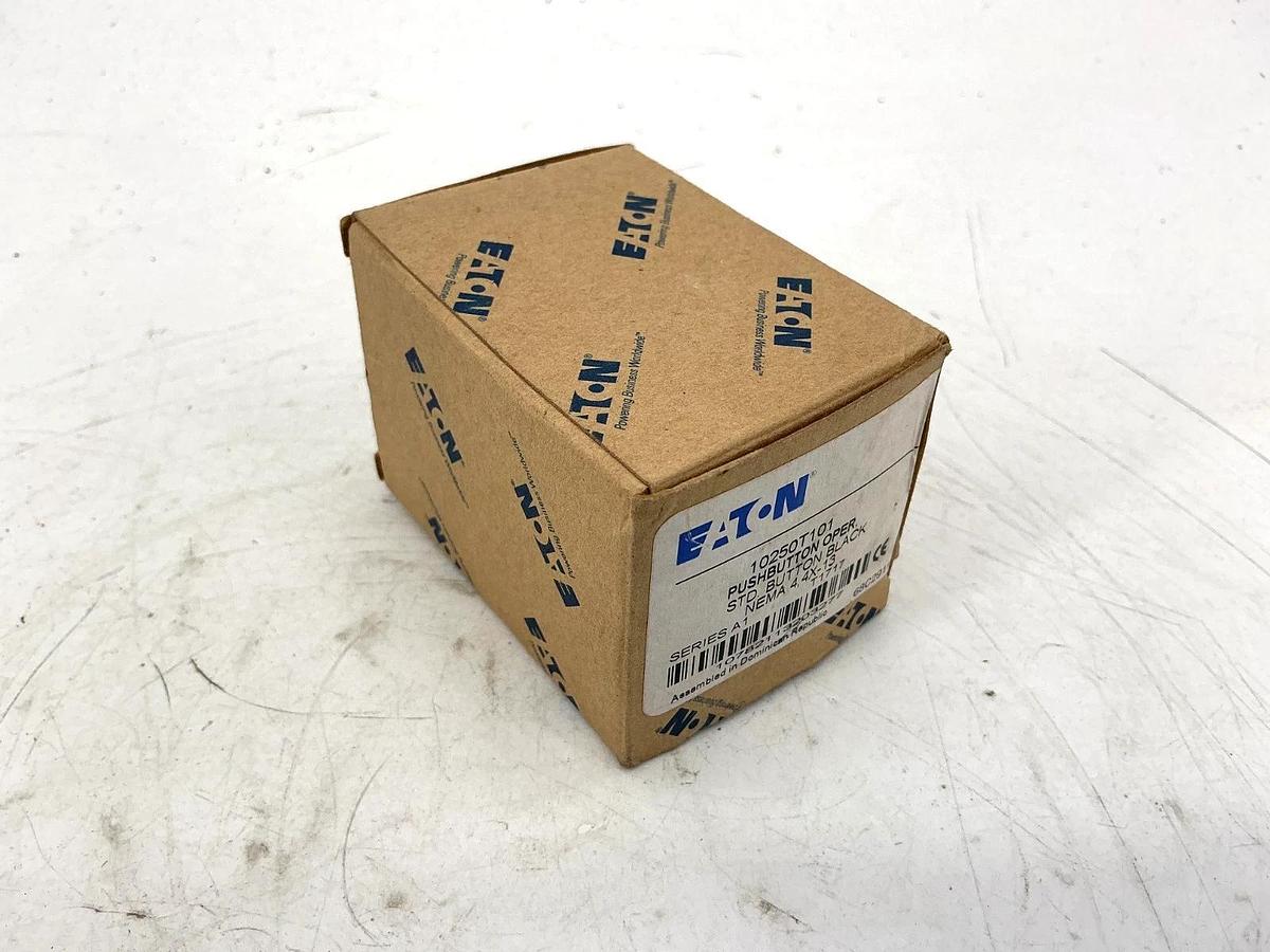 Lot of 2 New Eaton Cutler-Hammer 10250T101 Ser A1 Pushbutton Oper Standard Black