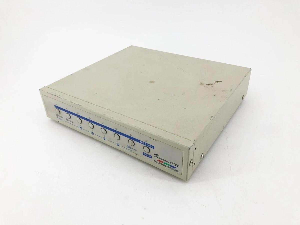Used Rainbow CCTV Model QPCF Color Quad Processor 12VDC