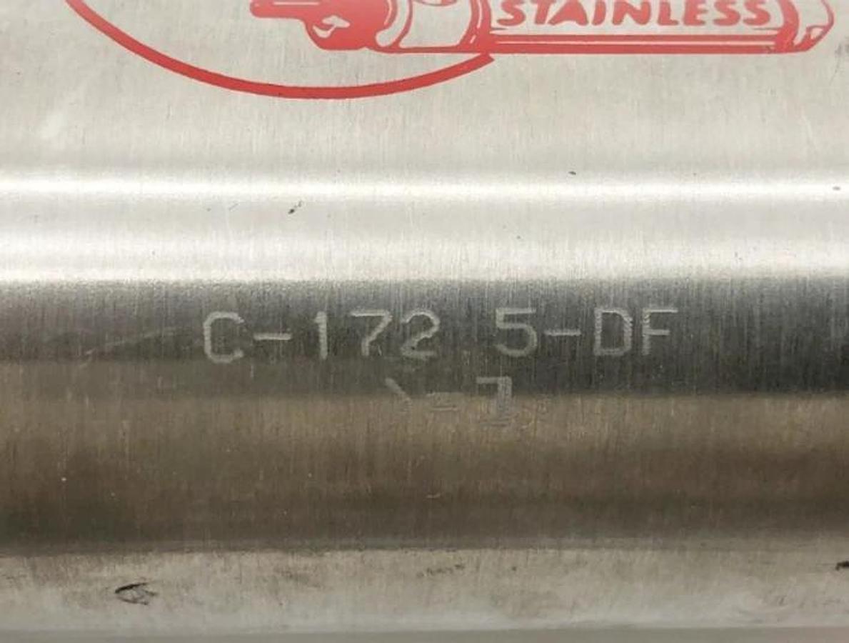 Used Bimba C-172.5-DF Pneumatic Cylinder 1-1/2" Bore 2-1/2" Stroke
