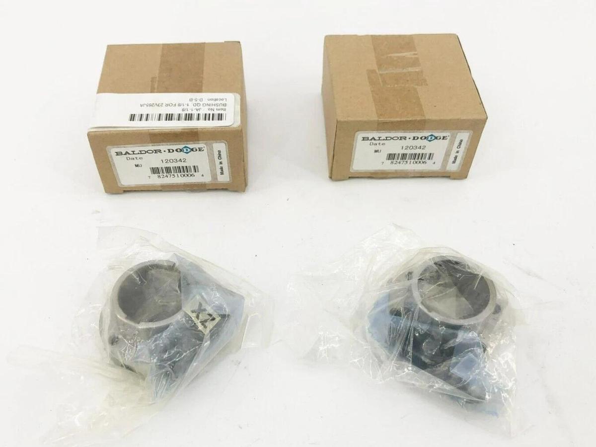 Lot of 2 New Baldor Dodge 120342 QD Bushings JA X 1-1/8