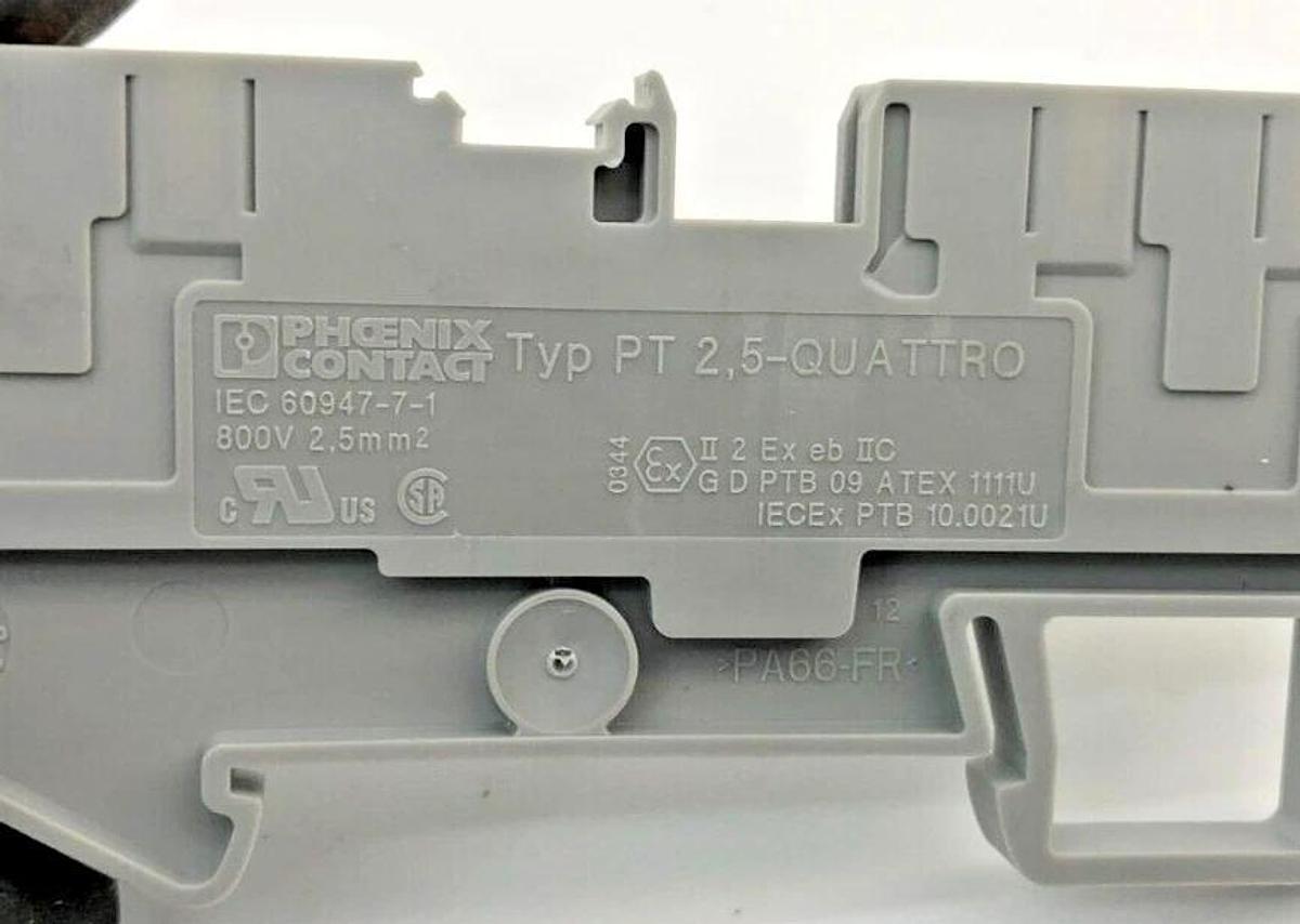 Lot of 12 New Phoenix Contact PT 2,5-QUATTRO Terminal Blocks