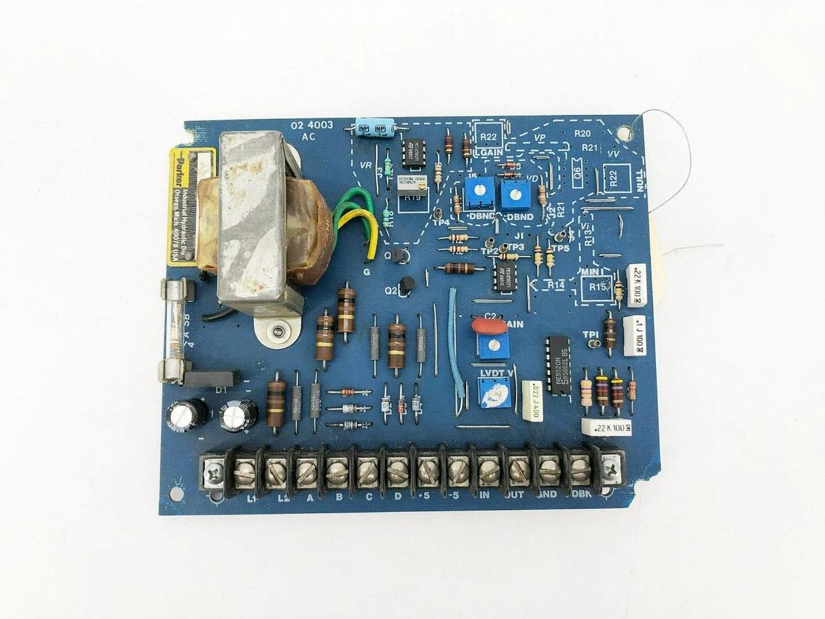 Used Parker AMD10-HU Circuit Board (For Parts Only)