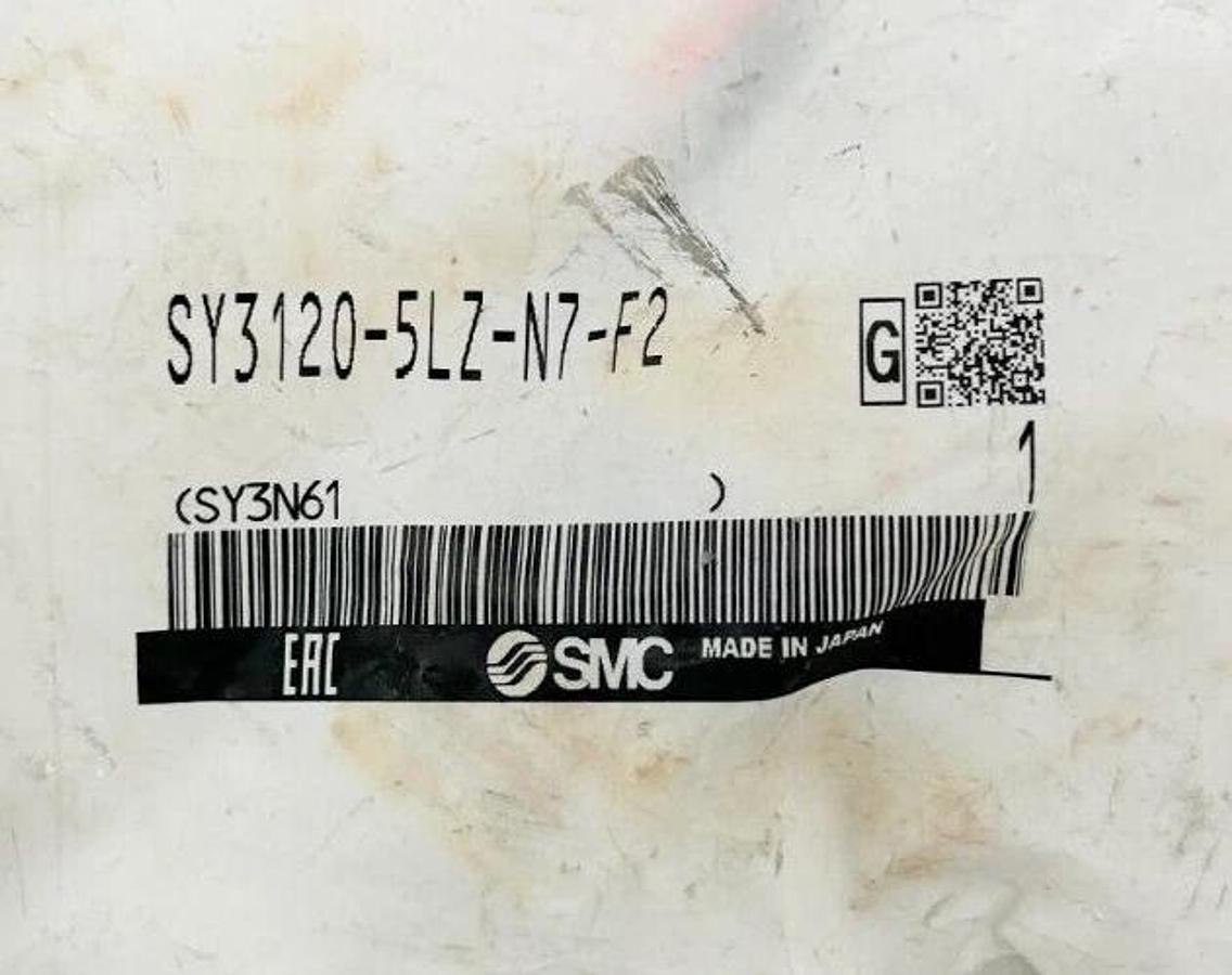 SMC SY3120-5LZ-N7-F2 Pneumatic Solenoid Valve 5 Port 24V 300mm Plug Connector 2