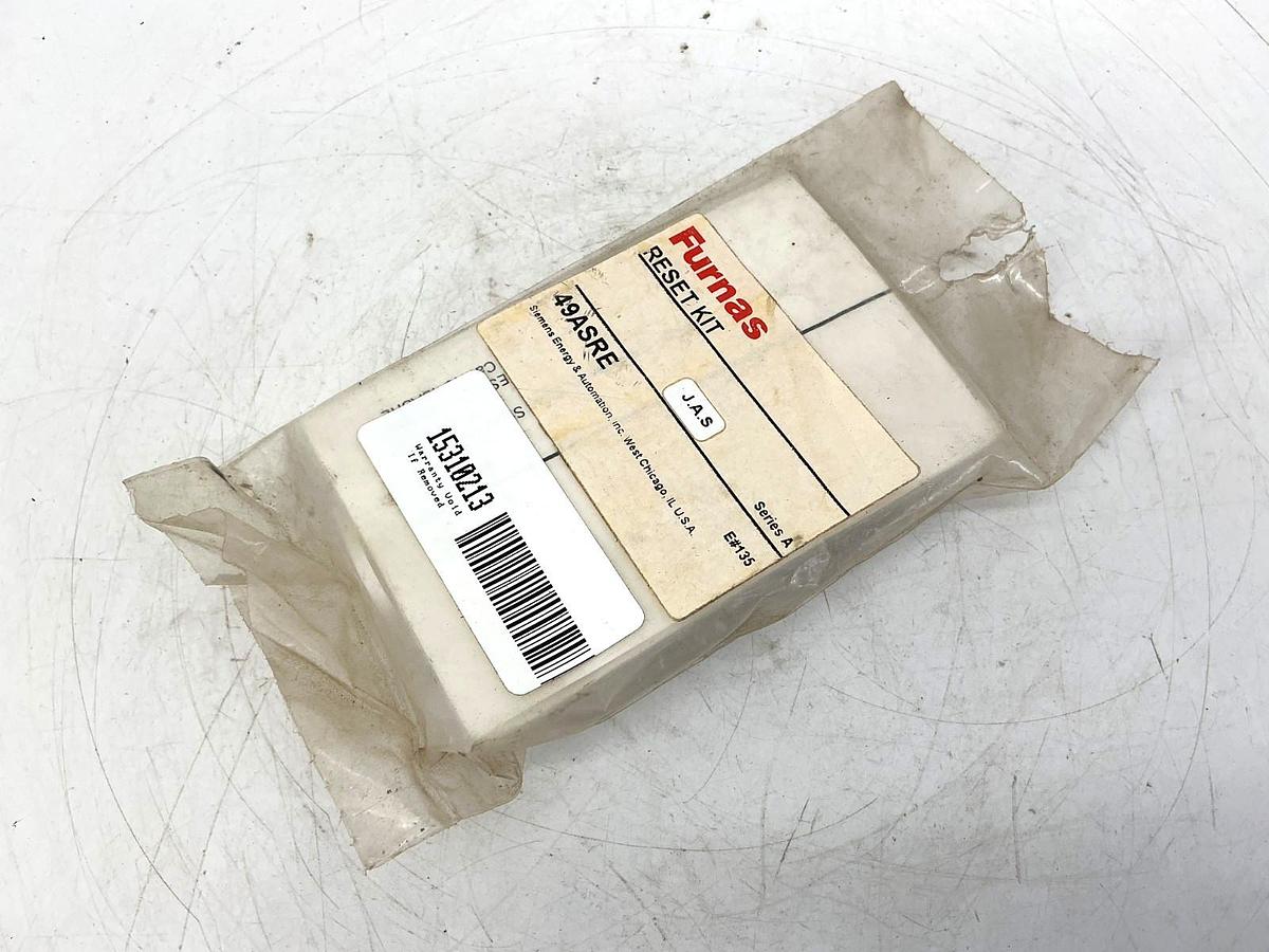 New Furnas 49ASRE Ser A Reset Kit Cap / Extension White Plastic