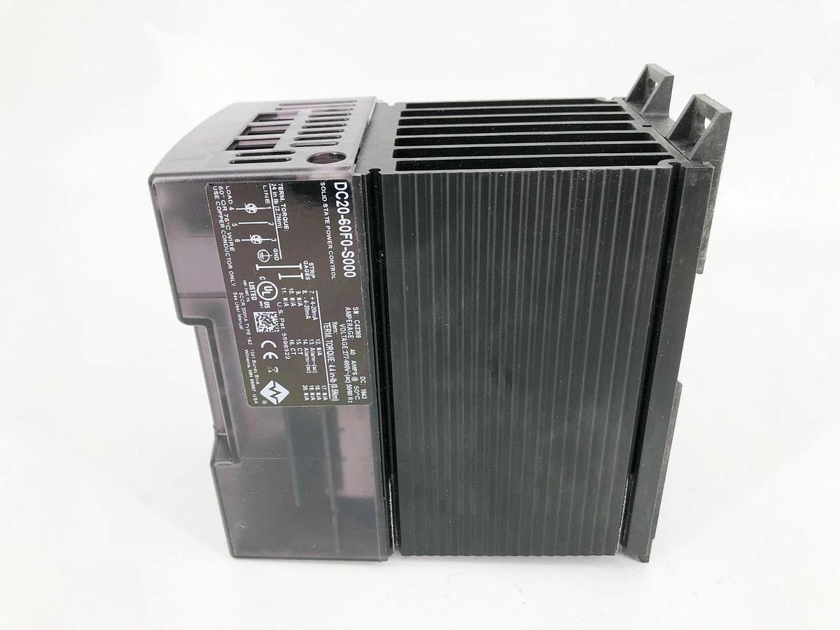 New Watlow DC20-60F0-S000 Solid State Power Control 40A 277-600VAC - No Box