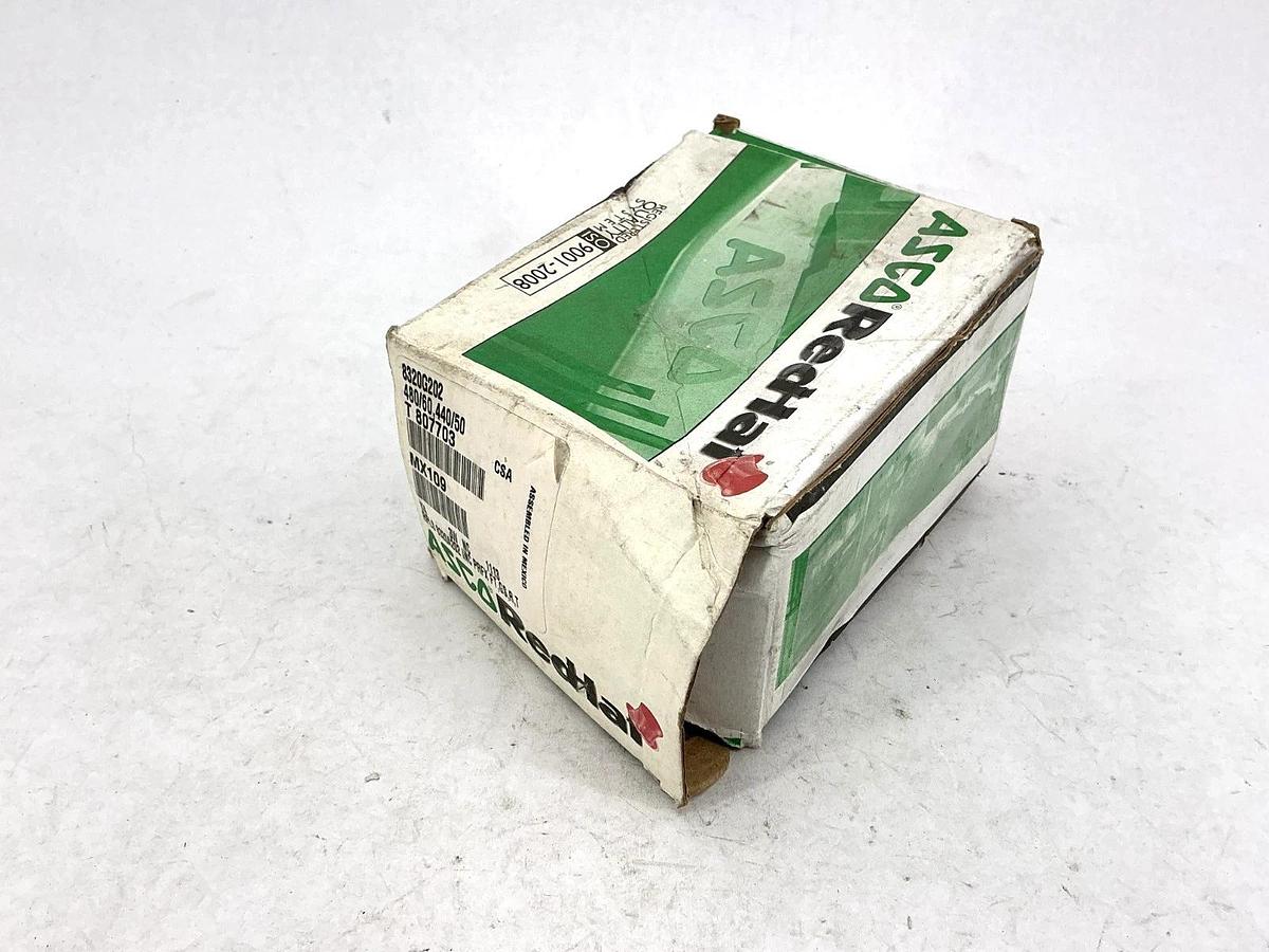 New ASCO 8320G202 Solenoid Valve 440-480V 50/60HZ 1/4" Pipe 10.1W W/O Bracket