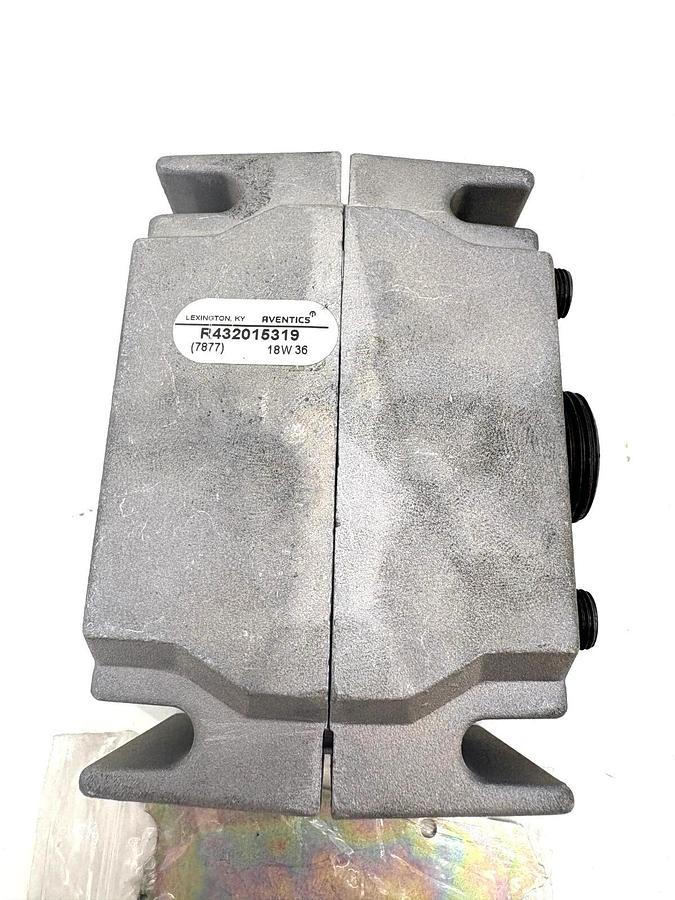 New Aventics R432015319 End Plate 1/2" NPT