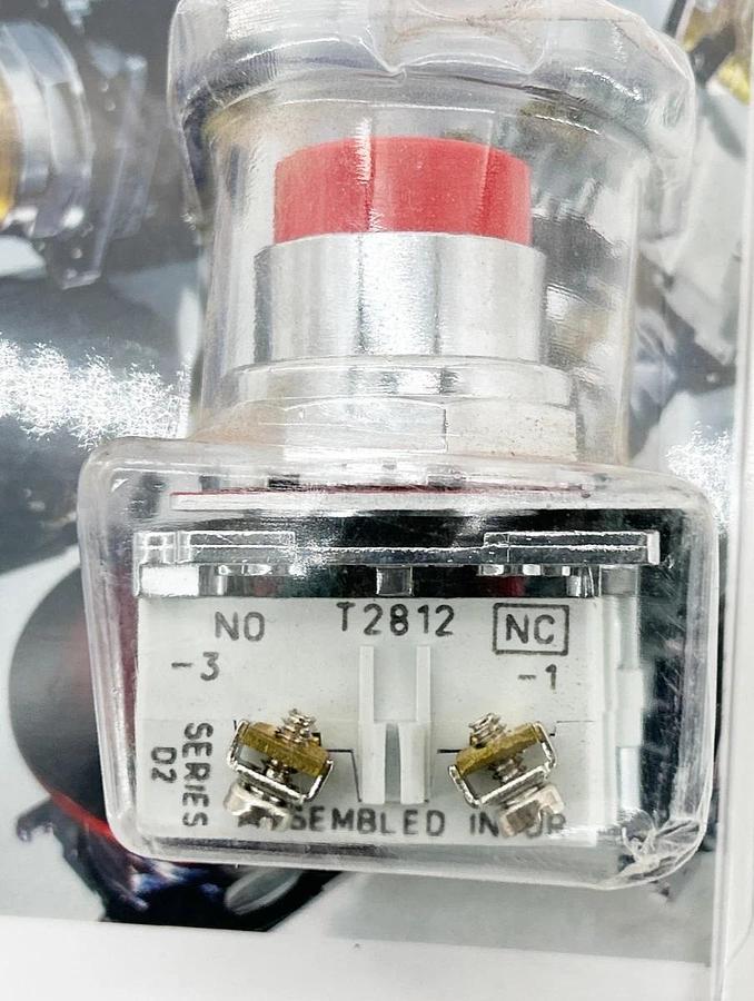 New Eaton 10250T31R-POP Pushbutton Extended Red 1NO/NC 30.5MM