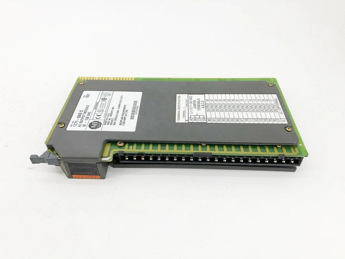 Used Lot of 2 Allen Bradley 1771-OAD Ser. D AC Output Modules 10-138VAC