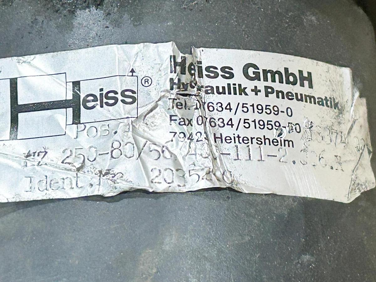 Used Heiss HZ 250-80/56/400-111-2.006.X Hydraulic Cylinder 20352.0