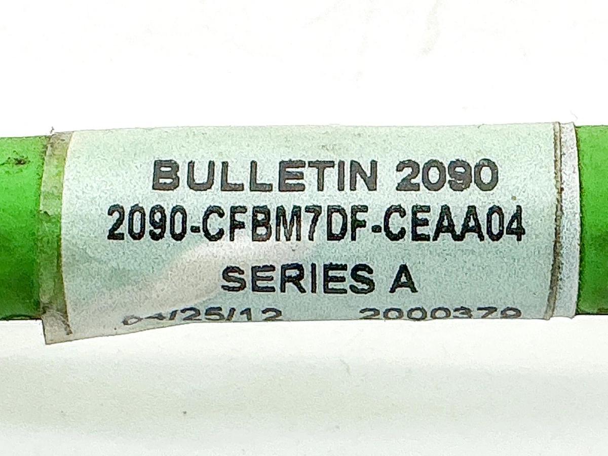 Used Allen Bradley 2090-CFBM7DF-CEAA04 Power Feedback Cable 600V 13' Ser.A