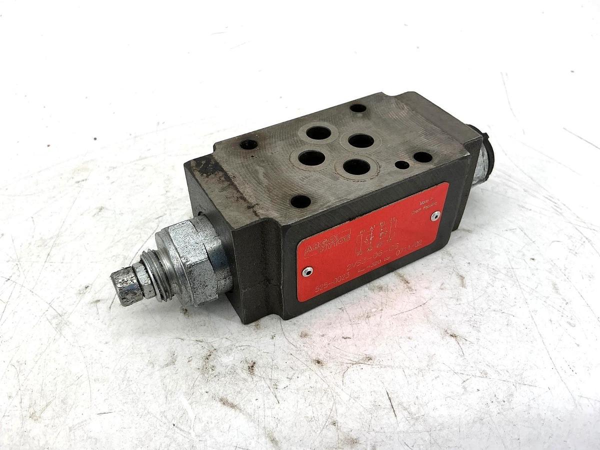 Used Argo Hytos 2VS3-06-CS Restrictor Valve w/ Reverse Flow Check 320Bar
