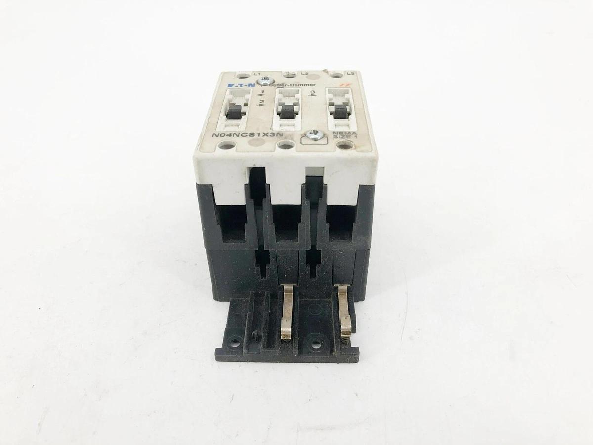 Used Eaton Cutler Hammer N04NCS1X3N NEMA Size 1 Contact Block