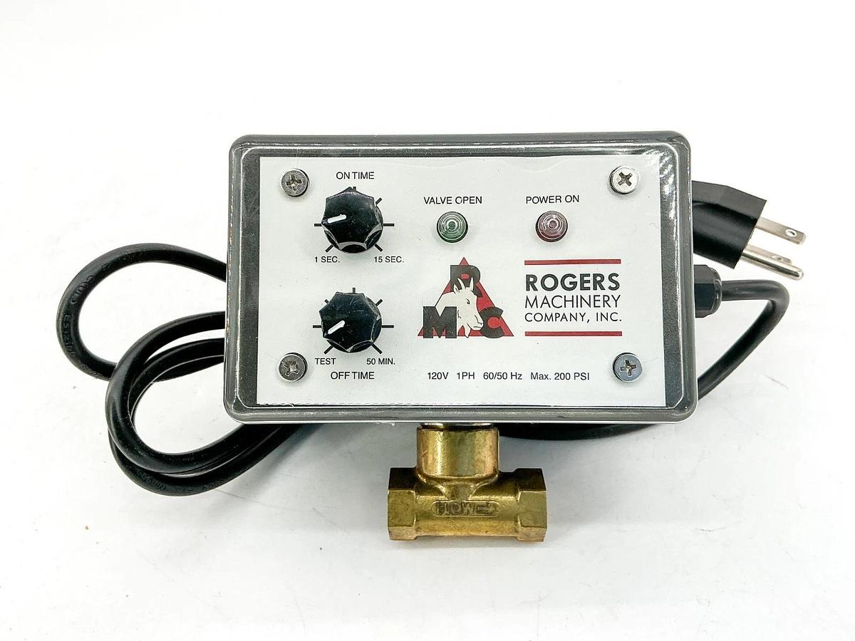 New Rogers PD7020 Electric Operated Condensate Drain Valve 120V 60Hz 1PH 200PSI