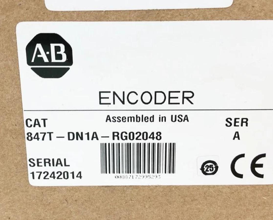New Allen-Bradley 847T-DN1A-RG02048 Incremental Encoder 4.5-5.5V 3/8" Shaft