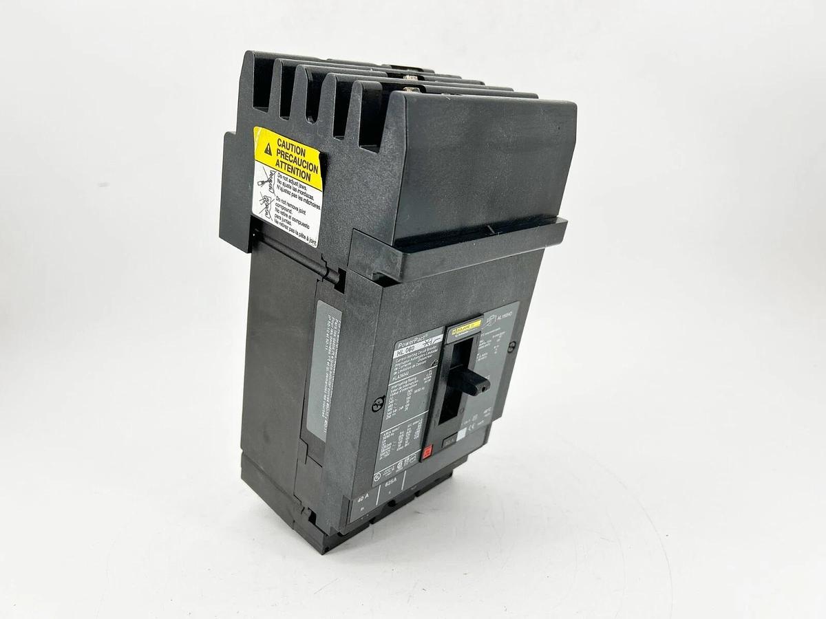New Square D HLA36040 Circuit Breaker 40A 3P 600V 3 Phase