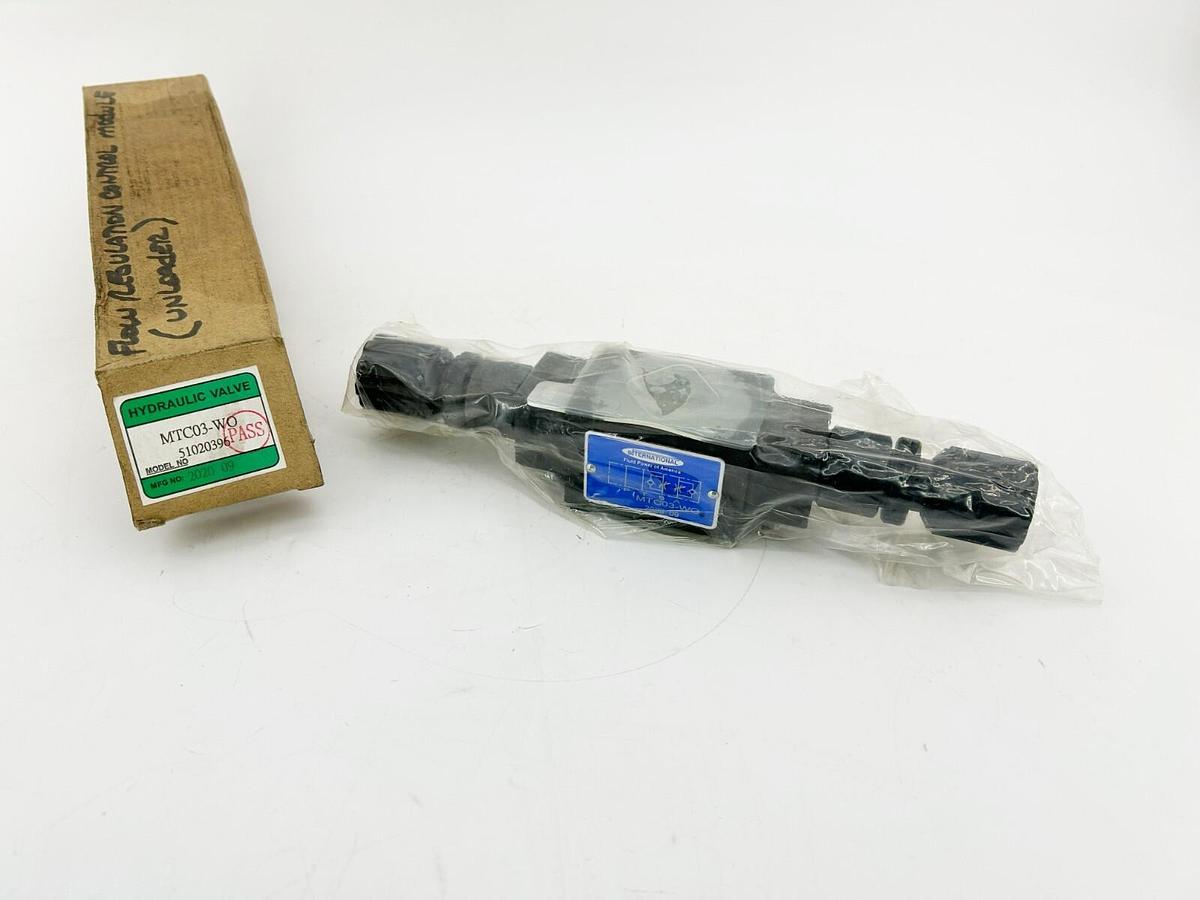 New International Fluid Power MTC03-WO Flow Regulator Module, 51020396