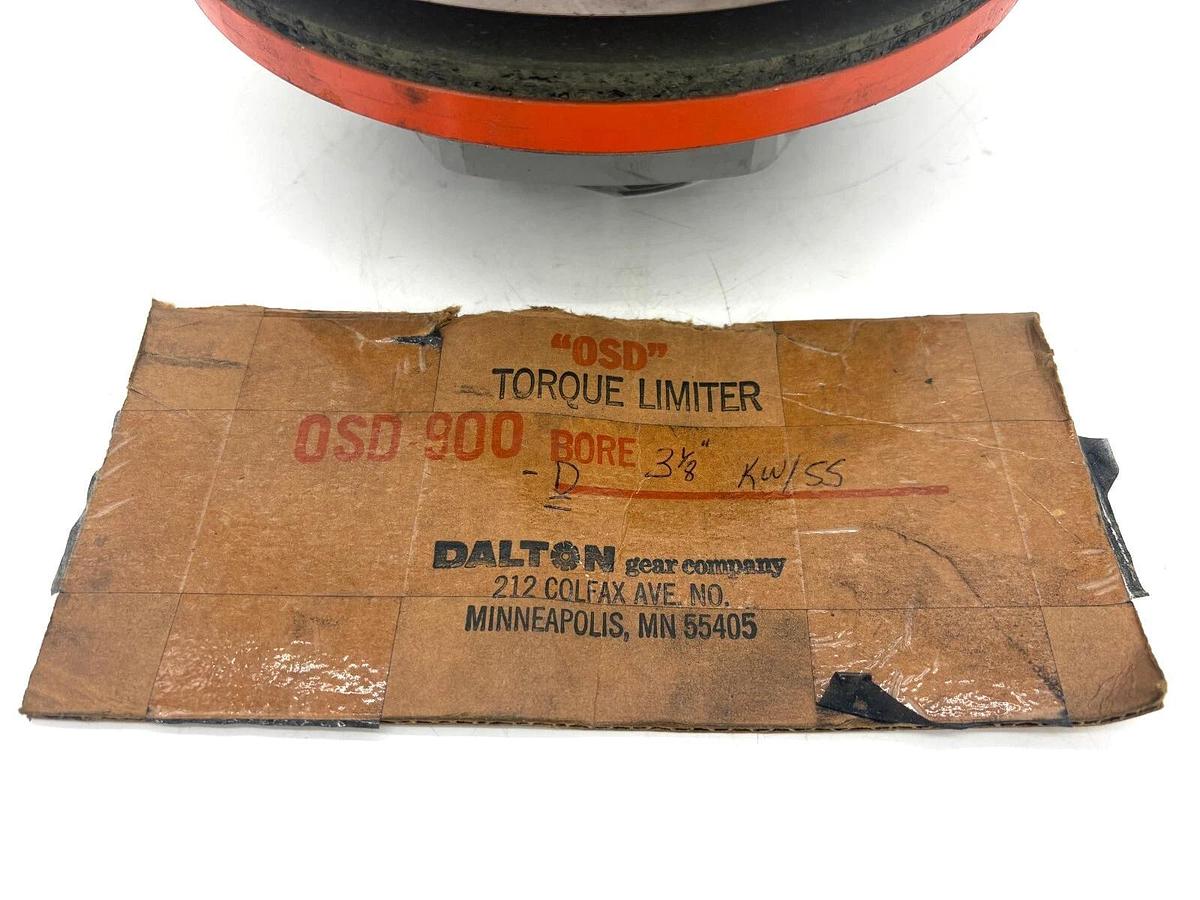 New Dalton Gear OSD-900D-3 1/8" Torque Limiter Overload Safety Device - No Box