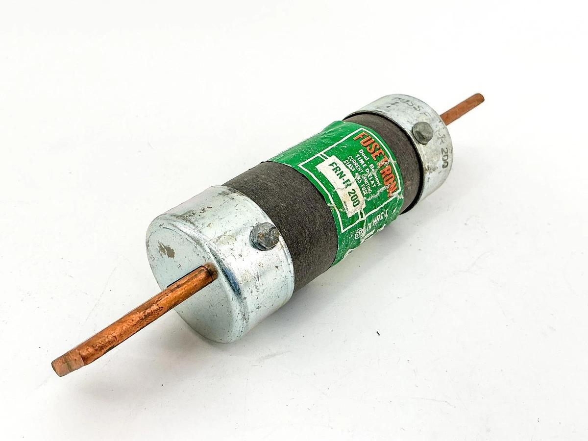 New Bussmann FRN-R-200 Fusetron Dual Element Fuse 200A 250V Class RK5