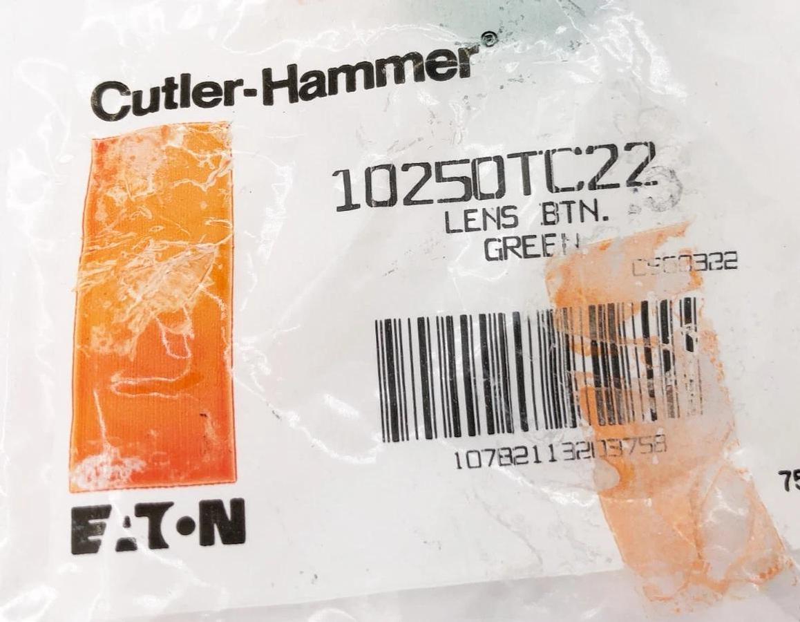 Lot of 5 New Eaton Cutler-Hammer 10250TC22 Lens Buttons Green