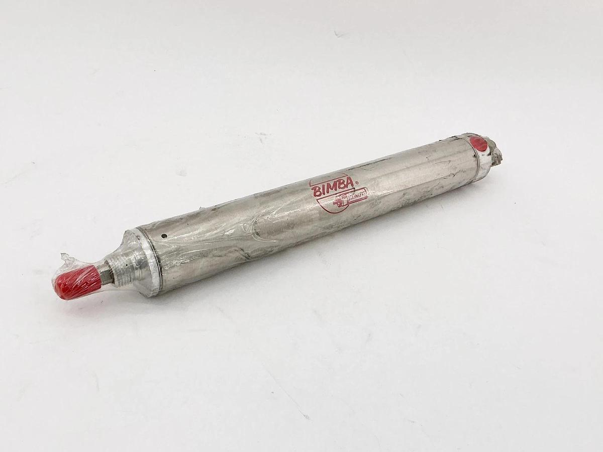 New Bimba D-83405-A Pneumatic Cylinder Stainless Steel