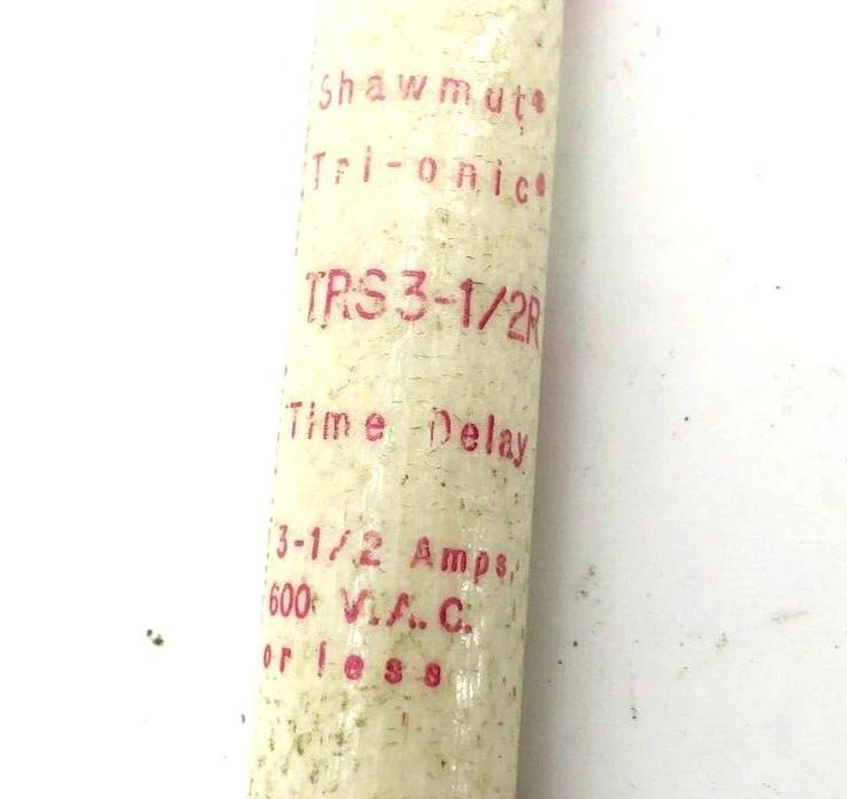 Used Lot of 4 Gould TRS 3-1/2R Time Delay Fuses 3-1/2A 600VAC Class RK5