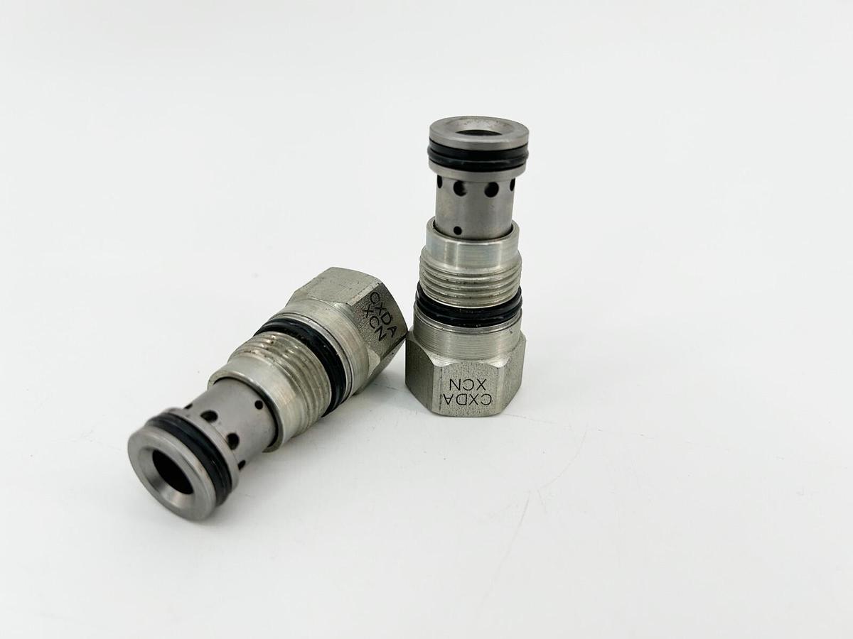 Used Lot of 2 Sun CXDA-XCN Relief Valve Series 1 20 GPM Capacity 5000PSI 1-1/4"