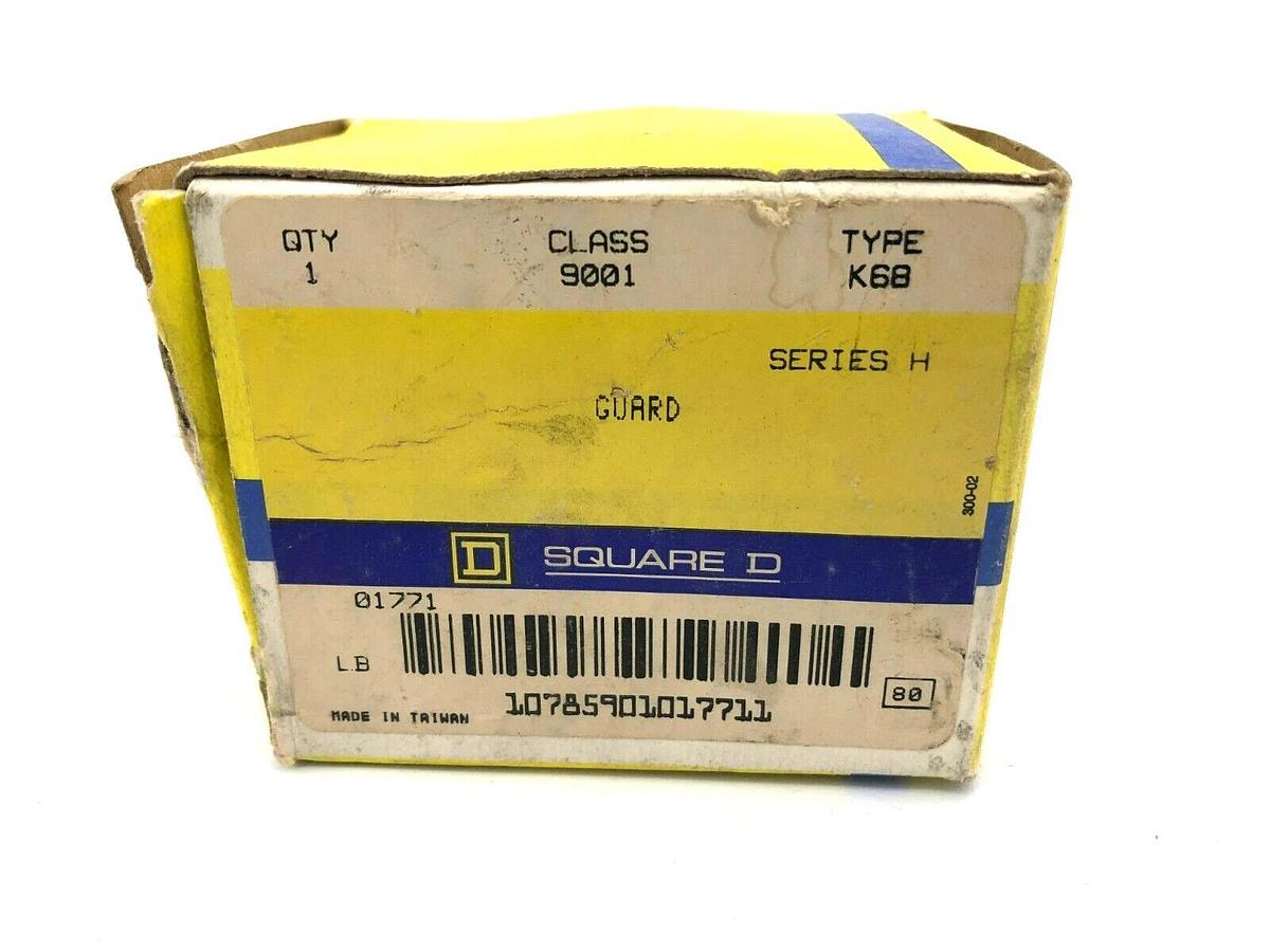 New Square D 9001-K68 Ser. H Aluminum Mushroom Guard 30mm Type K68