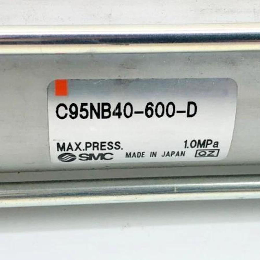 New SMC C95NB40-600-D Tie Rod Cylinder 1.0MPa - No Box