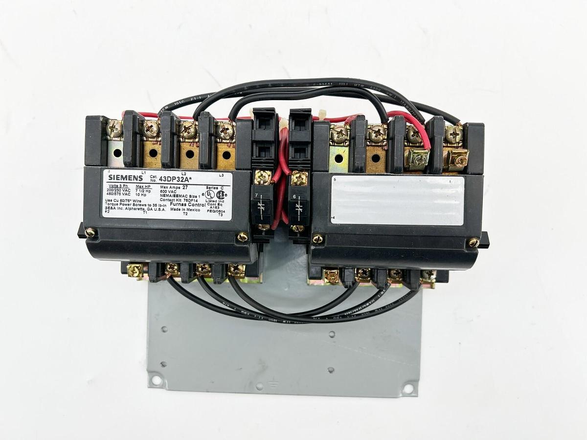 New Siemens 43DP32AA Contactor Starter Size 1 3PH 120/240V 10HP