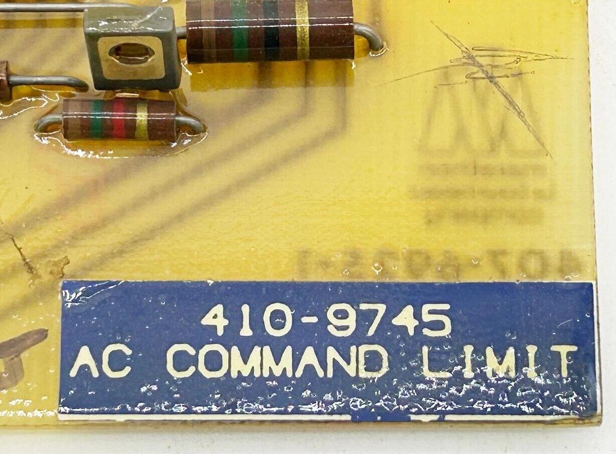 New LeTourneau 410-9745 AC Command Limit Card 407-6925-1
