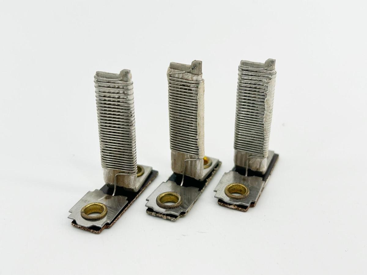 Used Lot of 3 General Electric C0.87A Overload Relay Heater Element