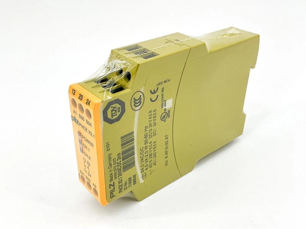 New Pilz PNOZ X2.1 24VAC/DC 2N/O Safety Relay 774306