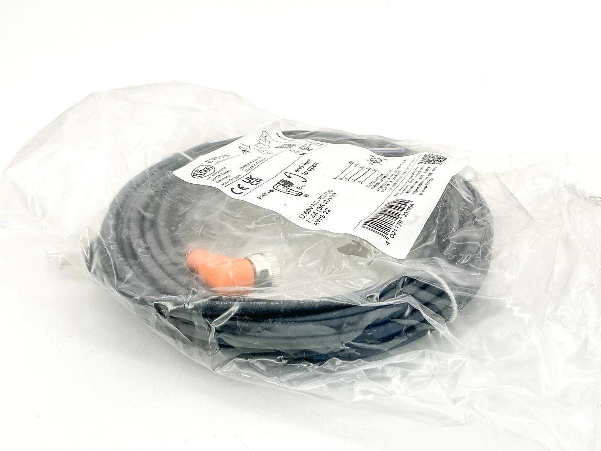 New IFM EVC075 ADOAH050MSS0010H05 Female Cordset 60V 4A AWG 22
