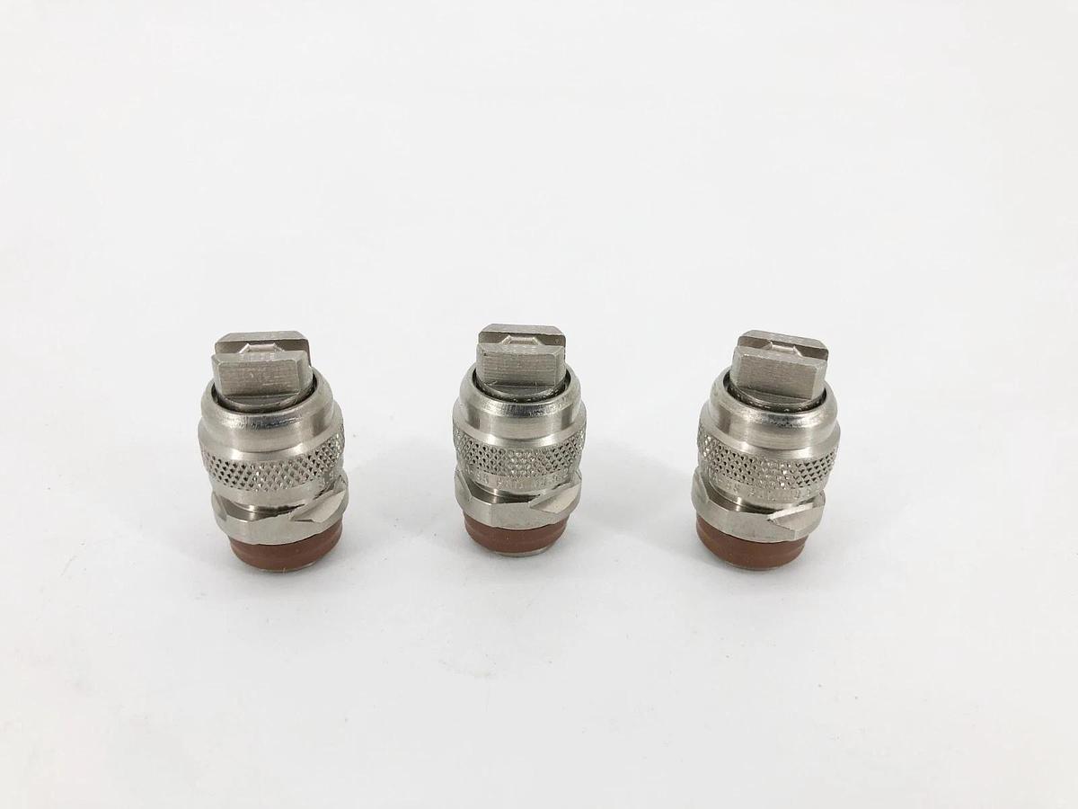 Lot of 3 New Spraying Systems QVVA-SS8002 VeeJet Spray Tips Stainless Steel