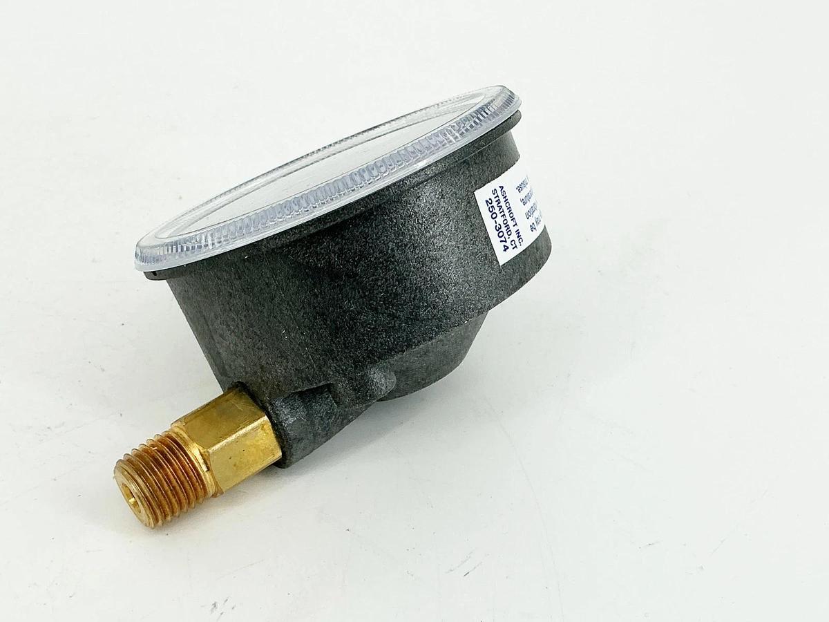 New Ashcroft 25-1490-A-02L-300IW Pressure Gauge 2.5" 0-300IW 1/4" NPT