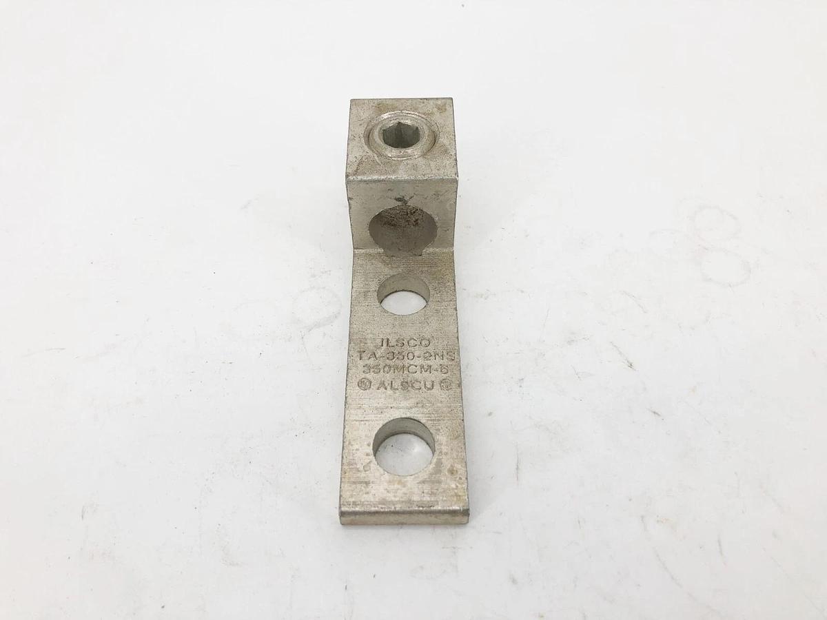 Used Lot of 2 Ilsco TA-350-2NS Mechanical Lugs 350MCM-6 AL9CU