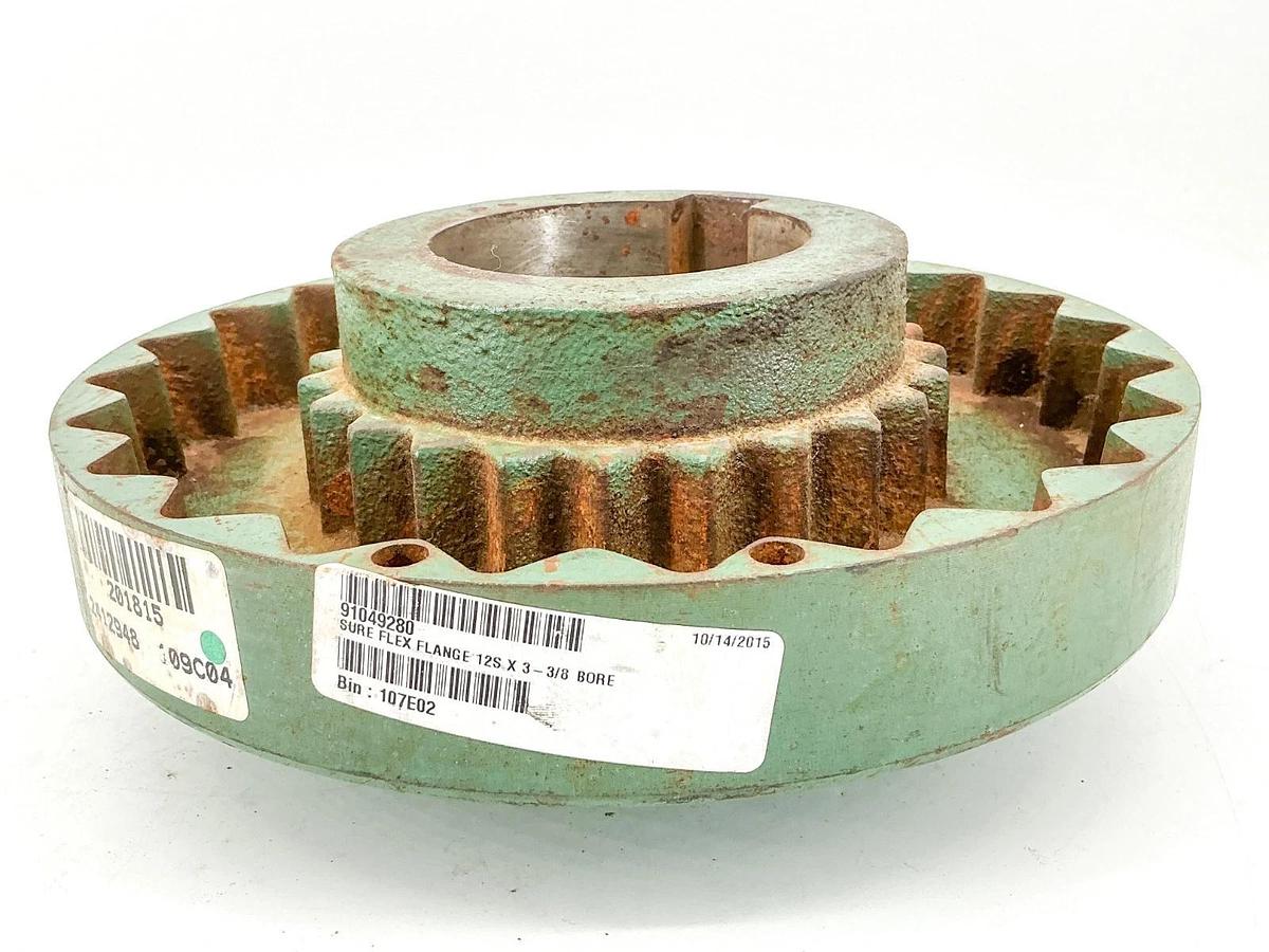 Used TB Woods 12S X 3-3/8 Coupling Flange Hub 3-3/8" Bore