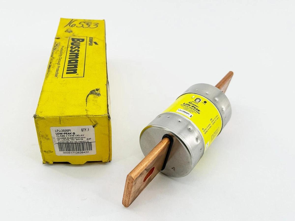 New Bussmann LPJ-250SPI Time Delay Fuse 250A 600V Class J