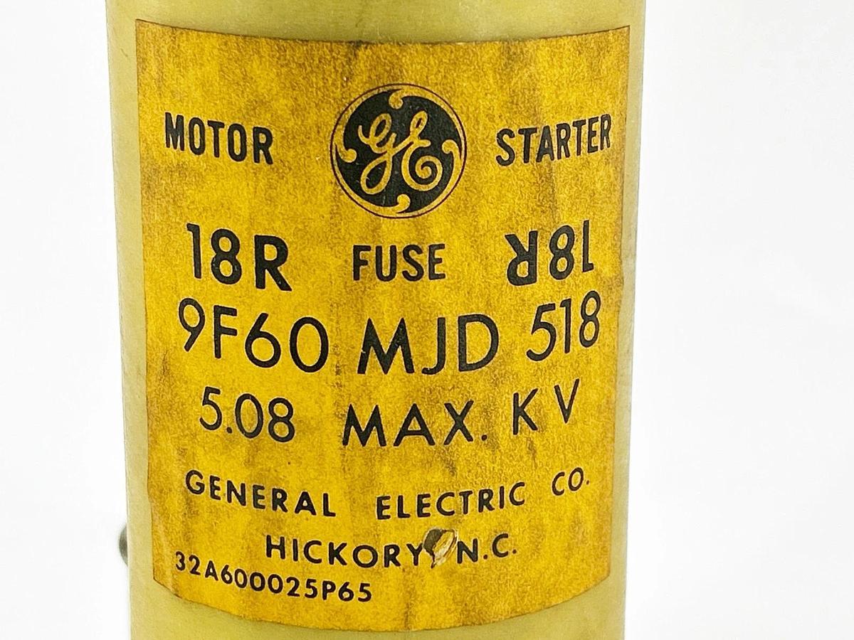New GE General Electric 9F60-MJD-518 Fuse 5.08KV R-Rated MDJ Series