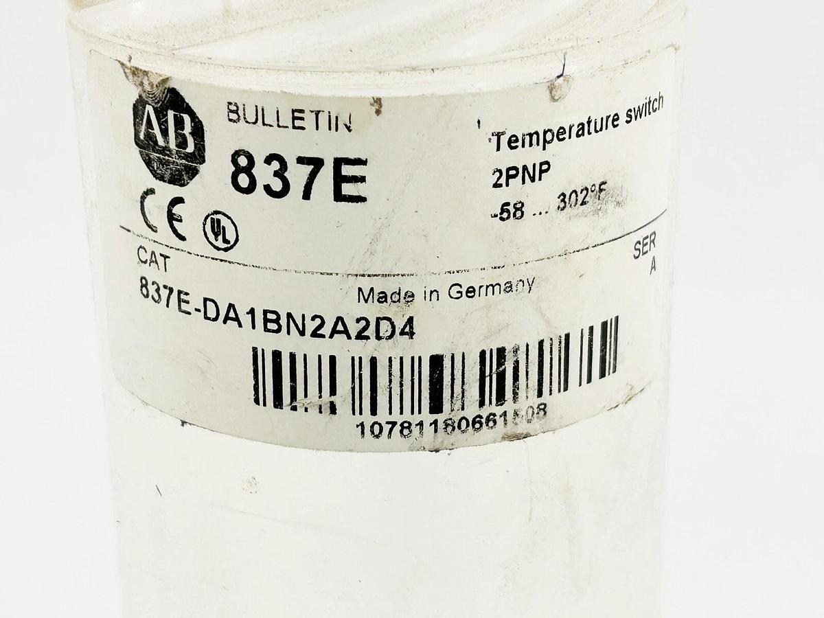 New Allen Bradley 837E-DA1BN2A2D4 Temperature Switch 2PNP