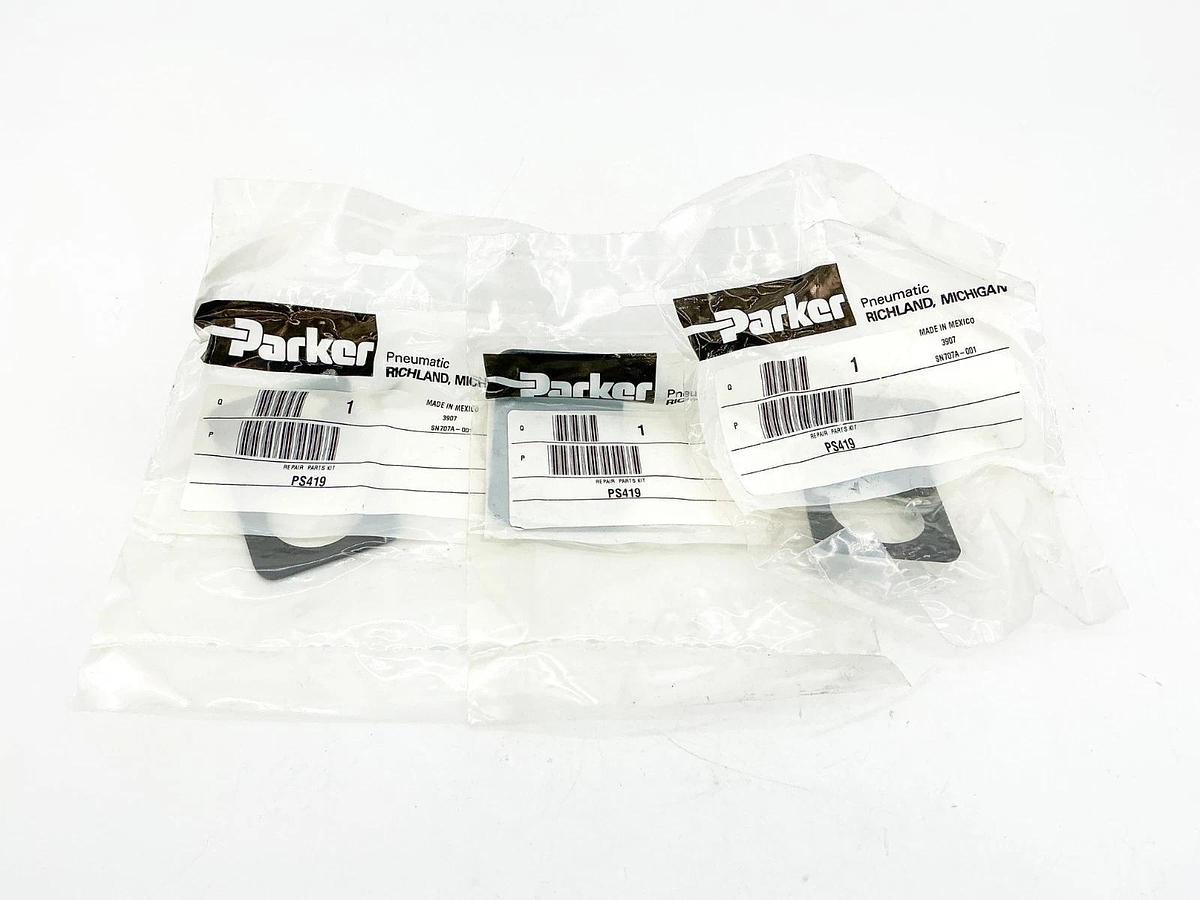 New Lot of 3 Parker PS419 Lubricator Mounting Bracket