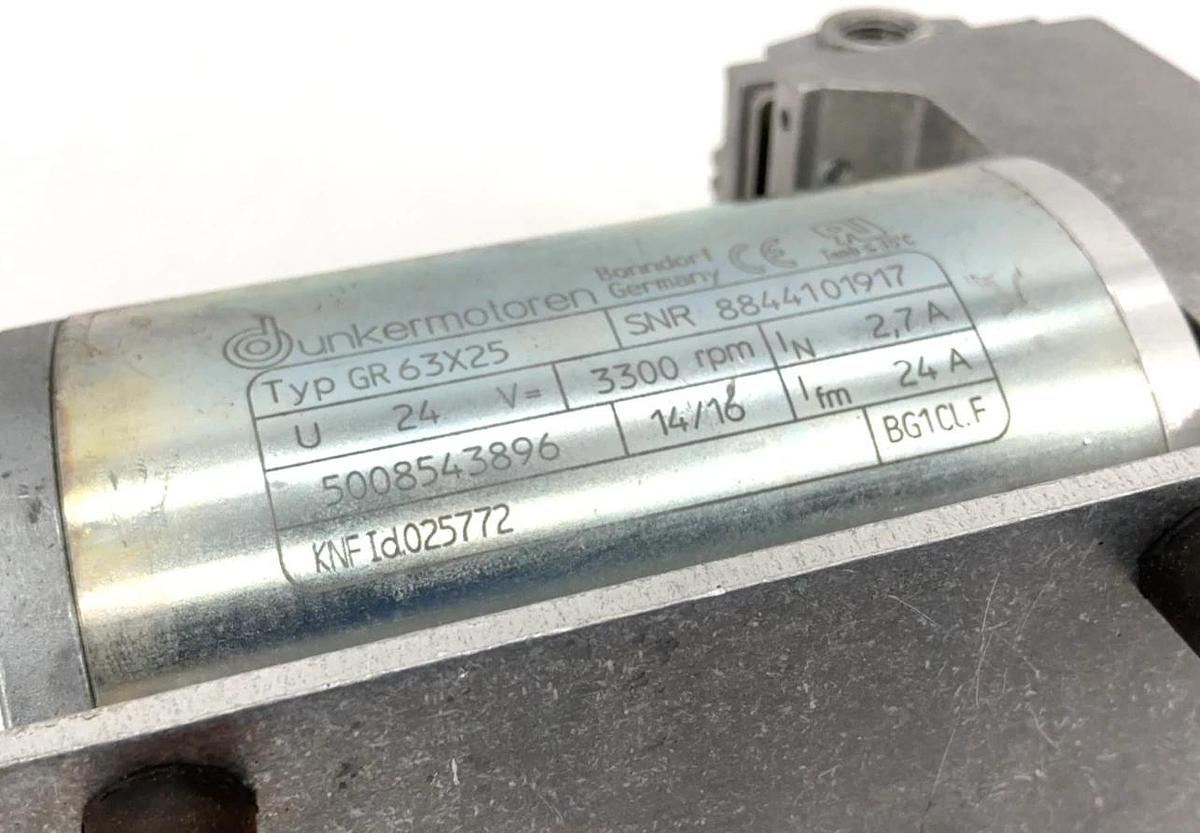 Used KNF UNPK09DC Swing Piston Gas Pump No: 1.9345865 24VDC 15 I/min 101.5 PSIG